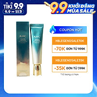 Kem Dưỡng Vùng Mắt AHC Ageless Real Eye Cream For Face mẫu mới 2021(30ml) Tặng kèm kẻ mắt nước Images