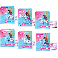 Bộ 6 Gói Băng vệ sinh Diana siêu thấm cool fresh siêu mỏng cánh 08 miếng (TẶNG 6 GÓI SENSI HÀNG NGÀY KHÁNG KHUẨN (8 MIẾNG/GÓI))