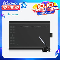 Bảng Vẽ Điện Tử HUION H1060P Bảng vẽ cảm ứng Huion 1060P New Đen
