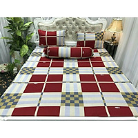 Bộ Drap Thun Lạnh Hàn Quốc ( 4 món } nhiều màu