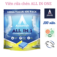 100 viên rửa chén bát tất cả trong 1 Astonish C2171