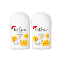Combo 2 Sáp khử mùi trắng da Enchanteur Charming 40g/chai