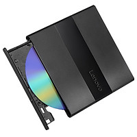 Lenovo (8) speed USB2.0 external optical drive external DVD burner mobile optical drive black (compatible with Windows / Apple MAC system / GP70N)