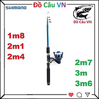 Cần câu máy Nexus ngọn đặc phản quang + Máy câu cá 2000