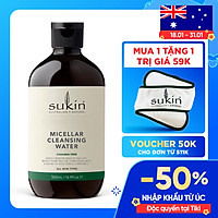 Nước Tẩy Trang Sukin Micellar Cleansing Water 500ml