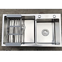Chậu rửa chén, rửa bát inox 304 02 hộc