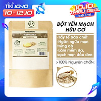 Bột Yến Mạch nguyên chất UMIHOME (35g) đắp mặt, tẩy da chết, loại bỏ mụn nám tàng nhang hiệu quả