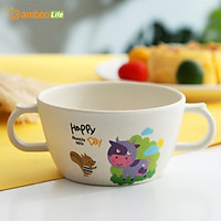 Chén bát ăn cho bé Chén bát ăn dặm từ sợi tre Bamboo Life cho bé BL1809 hàng chính hãng Dụng cụ ăn dặm Đồ dùng ăn dặm cho bé