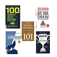 Bộ sách cần có cho đội nhóm vô địch : 100 phương pháp thúc đẩy đội nhóm + đội nhóm bất khả chiến bại + Leadership + đội nhóm xuất sắc nhất giành chiến thắng + 101 làm việc nhóm ( tặng sổ tay mini KZ )