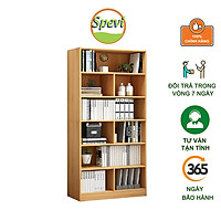 Kệ Sách Gỗ Để Sàn Cao Cấp SPEVI Mẫu KBT32 Nội Thất Lắp Ráp Thông Minh Độc Đáo - Phong Cách Châu Âu Phủ Melamine Chống Trầy Xước Và Chống Thấm Nước Bề Mặt