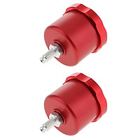 Phép Màu Sáng 2X Xe Ô Tô Tự Động Trôi Thủy Lực Tay Phanh Bình Dầu Chứa Chất Lỏng E-Phanh Đỏ