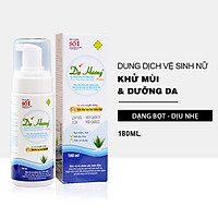 Dung dịch vệ sinh DẠ HƯƠNG dạng bọt đặc chế cho da nhạy cảm tinh chất lô hội 180ml JN-DH01