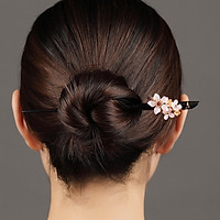 Trâm cài tóc hoa hồng phấn