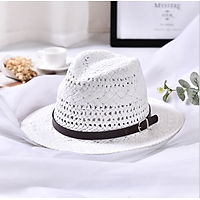 Mũ Phớt Fedora Nam Nữ Vành Rộng Mugout MC13 - Nón Phớt Đi Biến Vintage Chất Liệu Cói | Mũ Chất