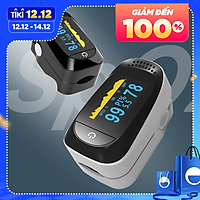 Máy đo huyết áp kẹt ngón tay kỹ thuật số Màn hình OLED màu kép đo nồng độ Oxy, SpO2 trong máu SpO2 Pulse Oximeter