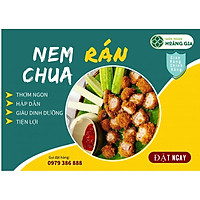 NEM CHUA RÁN TẨM XÙ HOÀNG GIA 500g - món ăn vặt ngon hảo hạng