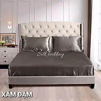 GIÁ SHOCK Ga (Drap) phi lụa Thái Tuấn cao cấp loại 1, ga bọc nệm 1m6,1m8 , ga nệm bo chun phi lụa - NEMTOTBEDDING