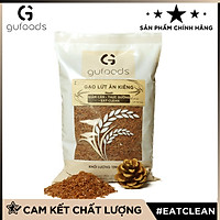 Gạo lứt ăn kiêng GUfoods (1kg) - Hỗ trợ Giảm cân - Thực dưỡng - Eat clean (có 2 lựa chọn: Lứt đỏ + Lứt tím than)