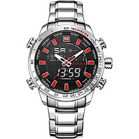 Đồng Hồ Nam Dây Kim Loại Màn Hình Kép NAVIFORCE