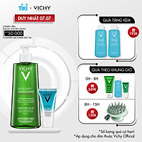 Bộ Sản Phẩm Gel Rửa Mặt Làm Sạch Sâu, Giảm Bã Nhờn Và Se Khít Lỗ Chân Lông VICHY Normaderm Phytosolution Intensive Purifying Gel