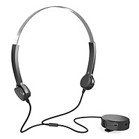 Bone Conduction Headsets Wired Headphones Sound Pick-up AUX IN Black