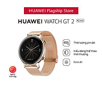 Đồng hồ thông minh HUAWEI Watch GT2 (42mm) | Kirin A1 | Thời lượng pin dài | Kiểu dáng thể thao thời thượng | Hàng Chính Hãng