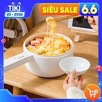 Nồi nấu lẩu mini/Nồi điện/Nồi đa năng/Nồi lẩu sinh viên/Nồi da dụng - Chính hãng
