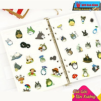 Bịch 60 Miếng Nhãn Dán Sticker Dán Trang Trí Totoro
