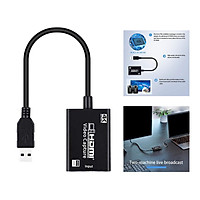 Audio Video Card, 1080P HDMI to USB 3.0 Cards, for Game / Live Streaming / Video Conference / Teaching