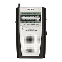 INDIN BC-R20 AM FM Battery Operated Portable Pocket Radio Mini Radio Music Player Operated by 2 AA Battery Wireless