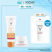 Bộ Kem Chống Nắng Ngăn Ngừa Các Dấu Hiệu Lão Hóa Vichy Capital Soleil Anti-Age
