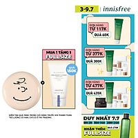 Phấn nước kiềm dầu Innisfree No Sebum Powder Cushion SPF 29 PA++ 14g (Phiên bản Peanuts giới hạn)