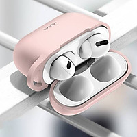 Bao case chống sốc silicon cho tai nghe Apple Airpods Pro hiệu Usams BH568 ( siêu mỏng 2mm, chống vân tay, chống bám bẩn, chống va đập, vật liệu cao cấp) - Hàng nhập khẩu