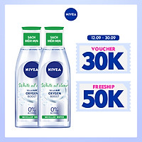 Combo 2 Nước Tẩy Trang NIVEA White Oil Clear Kiểm Soát Nhờn Micellar Water (200ml) - 86609