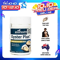 Tinh chất hàu New Zealand Good Health Oyster Plus tăng cường sinh lý nam giới | 3wolves