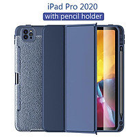Ốp da bảo vệ kèm chỗ đựng bút Dành cho iPad 10.2 7th 8th 2020 Pro 11 10.5 Air 3 Smart