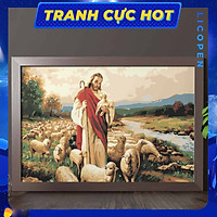 Tranh Tô Màu Theo Số - Tranh Chúa Chăn Chiên - MS126