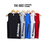Áo ba lỗ nam THE 1992 Áo tanktop sát nách nam RUNNING