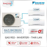 Hệ Thống Máy Lạnh Multi S Daikin Inverter Combo MKC70SVMV/CTKC35RVMV+CTKC35RVMV Gas R32 Treo Tường 1 Chiều Lạnh Hàng Chính Hãng- Chỉ giao tại HCM