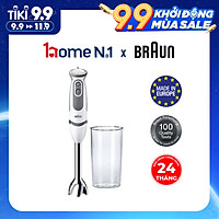 Máy xay cầm tay Braun Sản xuất 100% tại Châu Âu Số 1 thế giới - hàng chính hãng