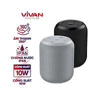 Loa Bluetooth 5.0 Ngoài Trời VIVAN VS12 Công Suất 10W Chống Nước IPX6 Âm Thanh Vòm 360 Độ Hi-Fi Pin 1800mAh Playtime Đến 8H - CHÍNH HÃNG