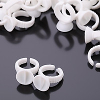 100Pcs/Pack Eyelash Pallet Glue Holder Adhesive Holders Eyelash Extensions Glue Rings