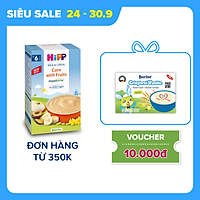 Bột ăn dặm dinh dưỡng Sữa, Hoa quả, Bắp HiPP Organic 250g