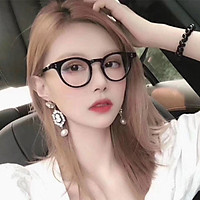 Kính cận thời trang nam nữ chữ V mắt tròn bảo vệ mắt chống tia UV, kính giả cận Unisex 027