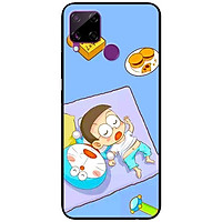Ốp lưng dành cho Realme C15 mẫu Mèo Và Nô Ngủ