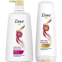 Combo Gội 640gr + Xả 320gr Dove Ngăn Gãy Rụng Tóc