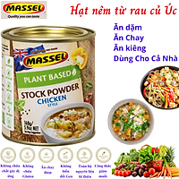 Hạt Nêm Cho Bé - Massel Stock Power Chicken 100% Từ Rau Củ Hương Vị Gà - Nấu Được Món Chay, Món Mặn Cho Cả Gia Đình Và Dùng Nấu Ăn Dặm Cho Bé Rất Tốt – Lon 168g