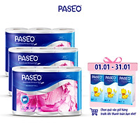 Combo 3 lốc Paseo giấy vệ sinh 6 cuộn 3 lớp