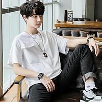 Áo thun unisex tay lỡ fom cực chuẩn mát kết hợp túi áo độc đáo - 131-T.Đ
