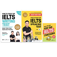 Combo Sách IELTS Đặng Trần Tùng: How To Crack The IELTS Writing Test - Vol 1  + How To Crack The IELTS Speaking Test - Part 1 